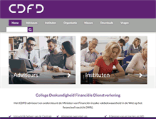 Tablet Screenshot of cdfd.nl
