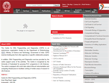 Tablet Screenshot of hansa.cdfd.org.in